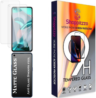 Shoppitzzo Tempered Glass Guard for Reame GT,GT Master edition,X7 Max/*Matte Series*(3D-HD)/Complete plain-Without black borders/9H(Pack of 2)