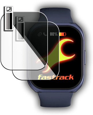 daffin Tempered Glass Guard for Fastrack Revoltt FS1+(Pack of 2)