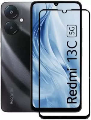 LILLIPUT Tempered Glass Guard for Mi Redmi 13c 5G, REDMI 13C(Pack of 1)