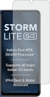 TELTREK Impossible Screen Guard for Lava Storm Lite(Pack of 1)