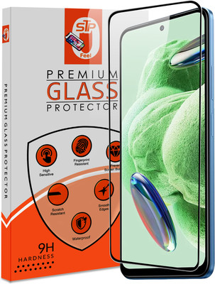 STP FEEL Edge To Edge Tempered Glass for Tecno Pop 8 Premium Screen Protector Guard with Easy Installation Kit(Pack of 1)