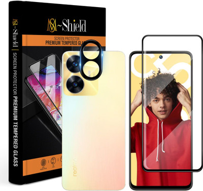 MS-Shield Tempered Glass Guard for Realme C55, With Camera Lens Protector(Pack of 1)
