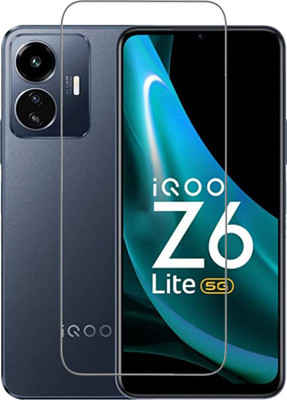 AKSHUD Tempered Glass Guard for iQOO Z6 Lite 5G(Pack of 1)