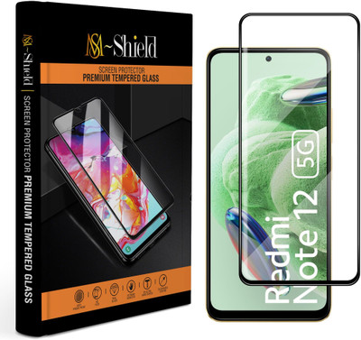 MS-Shield Tempered Glass Guard for Redmi Note 12 5G(Pack of 1)