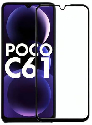 VISHZONE Tempered Glass Guard for POCO C61(Pack of 1)