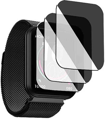 daffin Tempered Glass Guard for boAt Xtend Plus(Pack of 3)