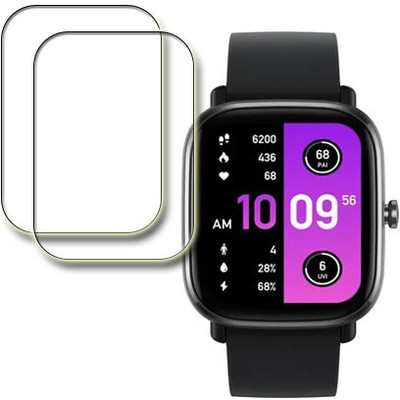 MUTAALI Tempered Glass Guard for Amazfit GTS 2 Mini New smartwatch(Pack of 2)