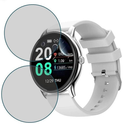 DB Tempered Glass Guard for FIRE-BOLTT HURRICANE SMART WATCH TEMPERED GLASS (PACK OF 2)(Pack of 2)