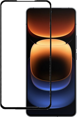 KMPERED Edge To Edge Tempered Glass for iQOO 12 5G, iQOO 12(Pack of 1)