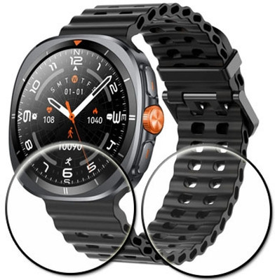 tombik Tempered Glass Guard for 10pi-Fire Boltt Axiom Smartwatch(Pack of 2)