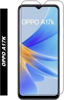 AKSHUD Tempered Glass Guard for OPPO A17K(Pack of 1)