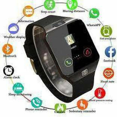 XeqTioner Tempered Glass Guard for LL:Dz09 smart watch{Transparent } (screen guard)(Pack of 1)