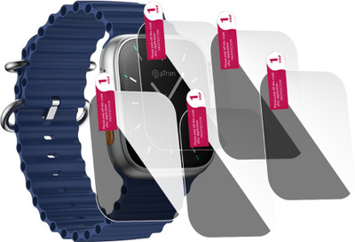 daffin Tempered Glass Guard for pTron Pulsefit Ethos(Pack of 5)