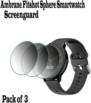 EZGER Tempered Glass Guard for ambrane fitshot sphere(Pack of 3)