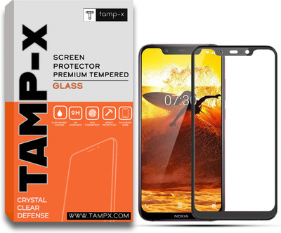 TAMP-X Tempered Glass Guard for Nokia 8.1(Pack of 1)