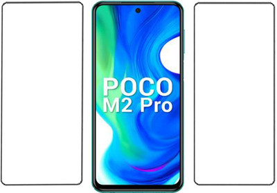 KARTRAY Tempered Glass Guard for Poco M2 Pro(Pack of 2)
