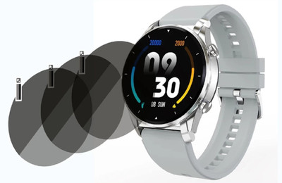 DOWRVIN Tempered Glass Guard for Fire Boltt Thunder Smartwatch(Pack of 3)