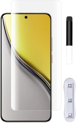 VOLMERE Tempered Glass Guard for Compatible For Realme P3 Pro 5G Premium Technology UV Glass with Installation Kit(Pack of 1)