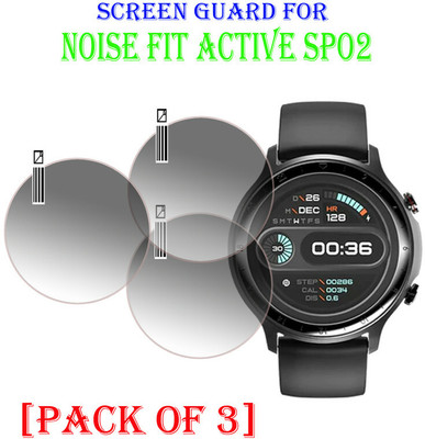 HIDEOUS Tempered Glass Guard for Noise Fit Active SpO2(Pack of 3)
