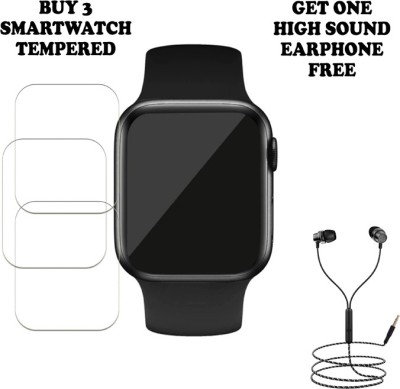 ARBAN Tempered Glass Guard for C500 Smartwatch PACK-3 BUY AND GET ONE EARPHONE FREE(Pack of 3)