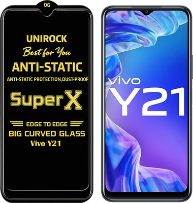 Unirock Tempered Glass Guard for Vivo Y21(Pack of 1)