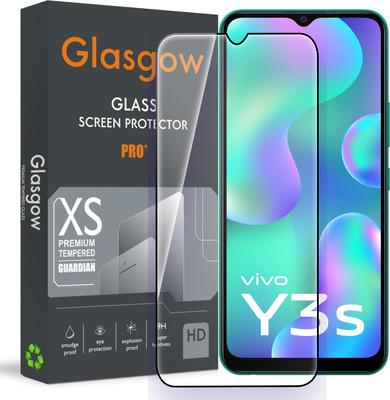 Glasgow Edge To Edge Tempered Glass for Vivo Y3s (2021)(Pack of 1)