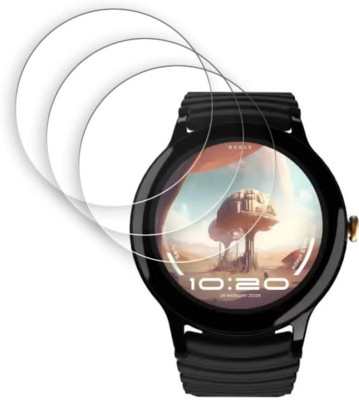 DB Tempered Glass Guard for BOULT CROWN R 1.39 SMART WATCH TEMPERED GLASS (PACK OF 3)(Pack of 3)