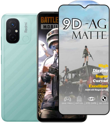 FAIYER BEAT Tempered Glass Guard for Premium matte Tempered Glass For redmi 12c(matte finish,Pack Of 1) Advanced gaming matte Full Screen Coverage Screen Protector for redmi 12c(Pack of 1)
