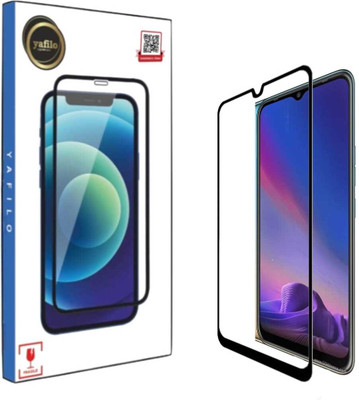 YAFILO Tempered Glass Guard for Tecno Camon 12 Edge-to-Edge Full Screen Protector with Easy Self-Installation Kit(Pack of 1)
