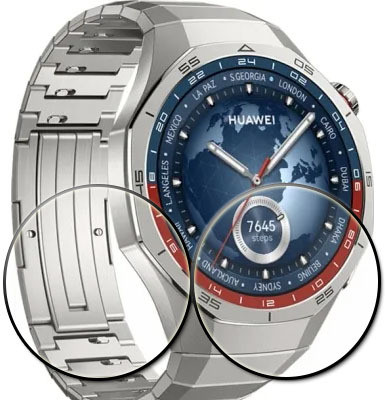 tombik Tempered Glass Guard for 99ccr-Huawei Watch GT 5 Pro 46mm(Pack of 2)