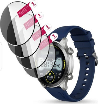 KHWABEEDA Tempered Glass Guard for PEBBLE COSMOS LUXE 3 SMART WATCH TEMPERED GLASS ( PACK OF 4)(Pack of 4)