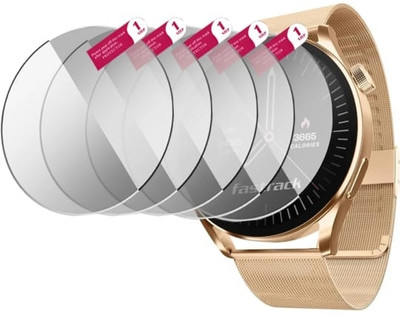 ZIDZEE Tempered Glass Guard for FASTRACK DEZIRE FX1 WATCH TEMPERED GLASS(PACK OF 5)(Pack of 5)