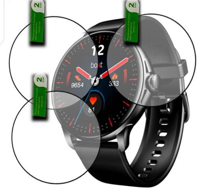 KHWABEEDA Tempered Glass Guard for FIRE - BOLTT APOLLO 2 1.43 SMART WATCH TEMPERED GLASS ( PACK OF 3)(Pack of 3)