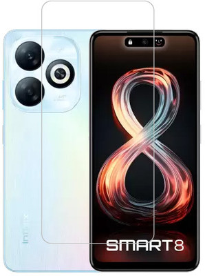 ECMERED Tempered Glass Guard for Infinix SMART 8, INFINIX SMART 8(Pack of 1)