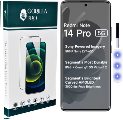 GORILLA PRO Tempered Glass Guard for REDMI Note 14 Pro 5G(Pack of 1)