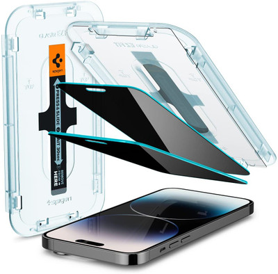 Spigen Tempered Glass Guard for Apple iPhone 14 Pro(Pack of 2)