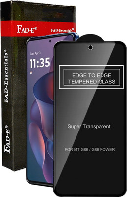 FAD-E Tempered Glass Guard for Motorola G86 Power 5G, Moto G86 Power, Motorola Moto G86 Power (with Camera Hole)(Pack of 1)