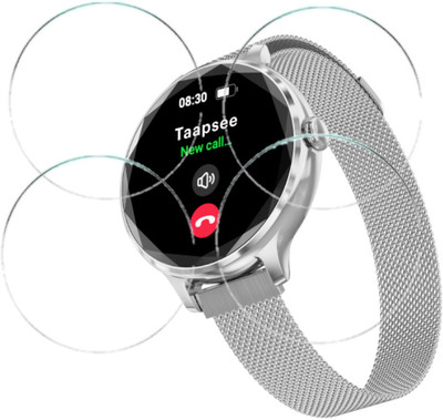 MUTAALI Tempered Glass Guard for NoiseFit Diva Smartwatch(Pack of 4)