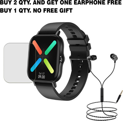 SOMTONE Tempered Glass Guard for DT94 Smart Watch BUY 2 QTY AND GET ONE EARPHONE FREE(Pack of 1)