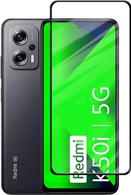 ISTAMBH Tempered Glass Guard for Redmi Mi K50i 5G with Edge to Edge Coverage Original Gorilla Glass for Mi K50i and Easy Installation Kit, Pack of 1(Pack of 1)
