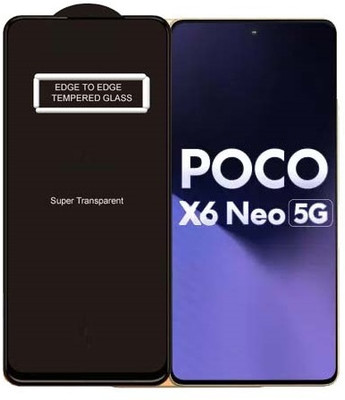 A-Allin1 Tempered Glass Guard for POCO X6 Neo 5G(Pack of 1)