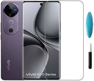 AKSHUD Tempered Glass Guard for Vivo V40 Pro 5G(Pack of 1)