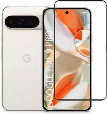 Bulkwala Edge To Edge Tempered Glass for Advanced Hd+ Tempered Glass Screen Protector Designed For Google Pixel 9 Pro XL 5G, Advanced Hd+ Tempered Glass Screen Protector Designed For Google Pixel 9 Pro XL 5G -Edge To Edge Full Screen Coverage With Easy Installation Kit Black- (Pack of 1)(Pack of 1)