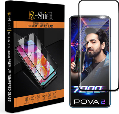 MS-Shield Tempered Glass Guard for Tecno Pova 2(Pack of 1)