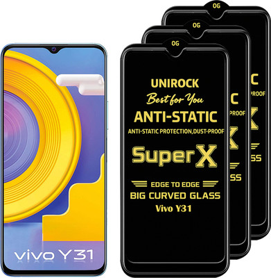 Digilett Tempered Glass Guard for Vivo Y31(Pack of 3)
