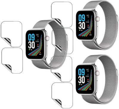 MUTAALI Tempered Glass Guard for Fire-Boltt Lumos Pro Smart watch screen protector(Pack of 6)