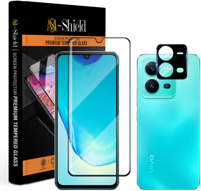 MS-Shield Tempered Glass Guard for Vivo V25 5G, With Camera Lens Protector(Pack of 1)