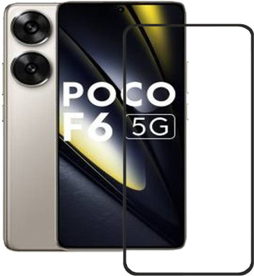 AKSHUD Tempered Glass Guard for POCO F6 5G, POCO F6(Pack of 1)