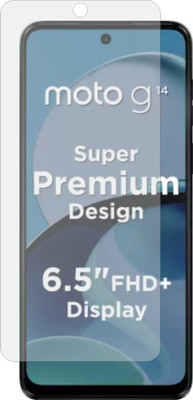 MOBART Tempered Glass Guard for Motorola Moto G14 PAYF0010IN (Matte Finish)(Pack of 1)