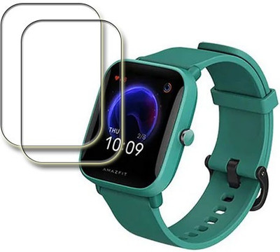 MUTAALI Tempered Glass Guard for Amazfit Bip U smartwatch(Pack of 2)